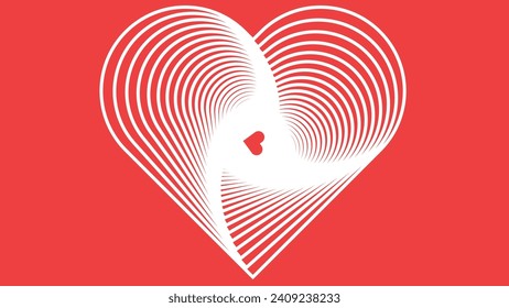 Abstarct simple minimalist valentine love red color vintage form background.