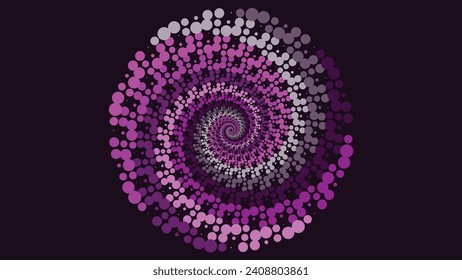 Fondo de estilo vórtice del símbolo redondo de la espiral aborigen.