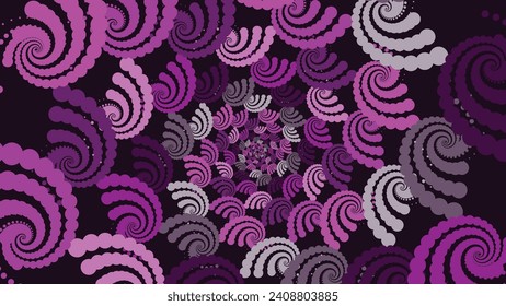 Abstrakte Spiralrunde Symbol Wirbelstil Hintergrund.