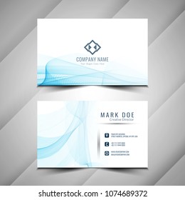 Abstarct stylish buisness card template design