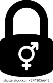 abstinence glyph icon illustration vector