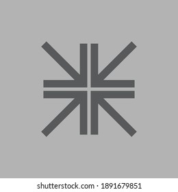 abstrac arrows set logo design vector download