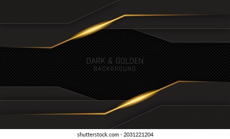 Abstrac black metal background with futurisctic and modern concept.