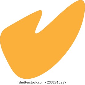 Abstrac blob shape vector element