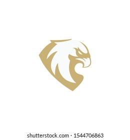 abstrac eagle logo vector. eagle head symbol icon.