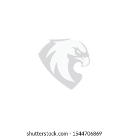 abstrac eagle logo vector. eagle head symbol icon.
