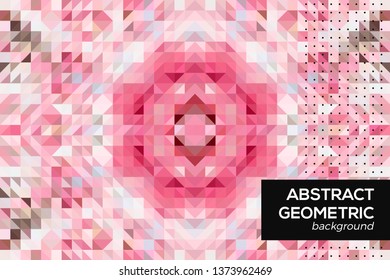 Abstrac Geometric Background. Polygonal Mosaic Background. Low Poly Style