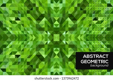 Abstrac Geometric Background. Polygonal Mosaic Background. Low Poly Style