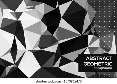 Abstrac Geometric Background. Polygonal Mosaic Background. Low Poly Style