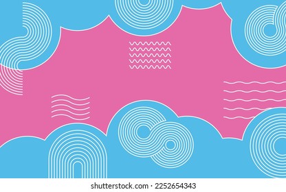 Abstrac geometric design background illustration