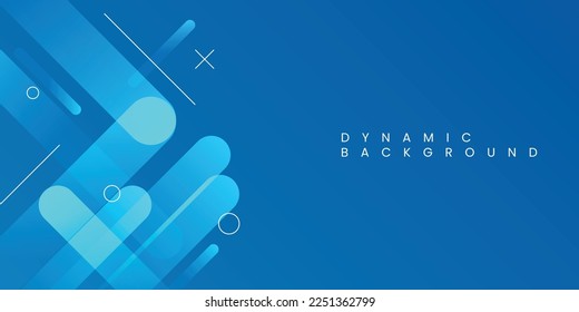 Entwurf einer abstrakten geometrischen, dynamischen Hintergrundgrafik