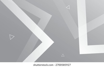 Abstrac geometric white and grey background. Vector illustration