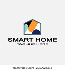 logotipo abstrac para ventas de apartamentos.vector