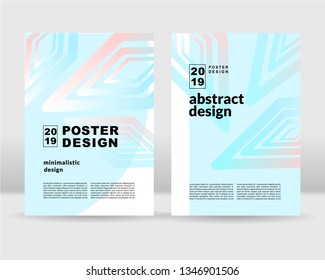 Abstrac neon colorful geometric shape background