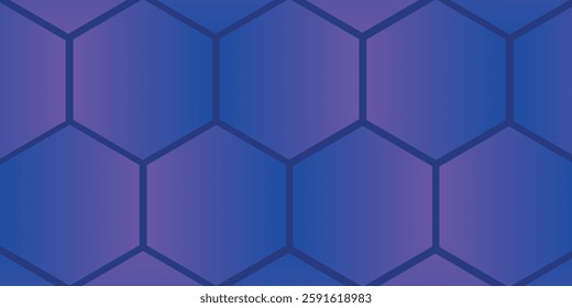 Abstrac purple hexagon shapes pattern background. Futuristic digital technology concept. Vector illustration