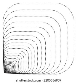 Abstrac universal trend of geometric halftone shapes is set against a bold, bright elemental composition. Element design for Magazines, leaflets, billboards, sales illustration