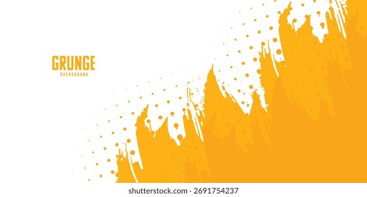 Fundo de textura grunge amarelo abstrato com meio-tom