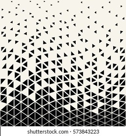 abstracet geometric halftone triangle trippy seamless pattern background