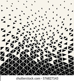 Abstracet Geometric Halftone Triangle Trippy Seamless Stock Vector ...
