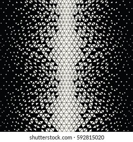 Abstracet Geometric Halftone Triangle Trippy Seamless Pattern Background