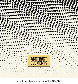 abstracet geometric halftone triangle trippy pattern background