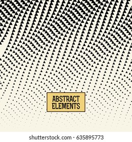 abstracet geometric halftone triangle trippy seamless pattern background