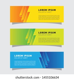 Abstracet Vector Web, Presentation & Promotional Banner Template.