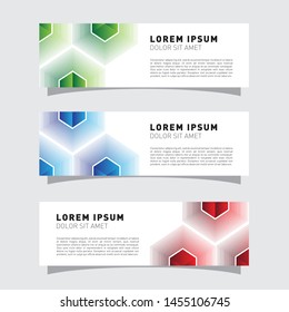 Abstracet Vector Web, Presentation & Promotional Banner Template.