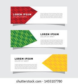 Abstracet Vector Web, Presentation & Promotional Banner Template.