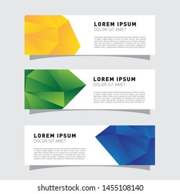 Abstracet Vector Web, Presentation & Promotional Banner Template.