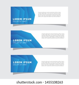 Abstracet Vector Web, Presentation & Promotional Banner Template.