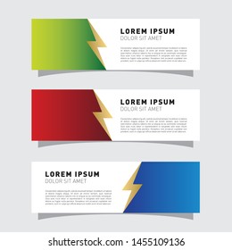 Abstracet Vector Web, Presentation & Promotional Banner Template.