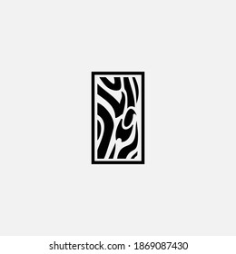 abstrack animal zebra vector design. suitable for logo,wallpaper,poster etc. 