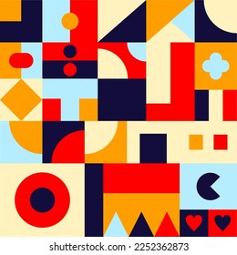 Abstrack asymmetric Background with beautiful color combinations