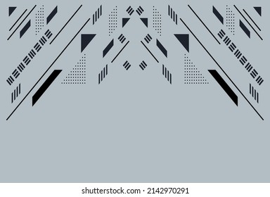 concepto de ilustración geométrica de fondo abstrack