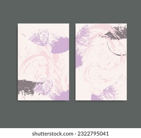 abstrack background inky cover design