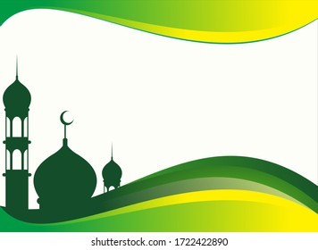 fondo abstracto, saludo de Ramadan Kareem.  Fondo islámico. Fondo de silueta musulmana.