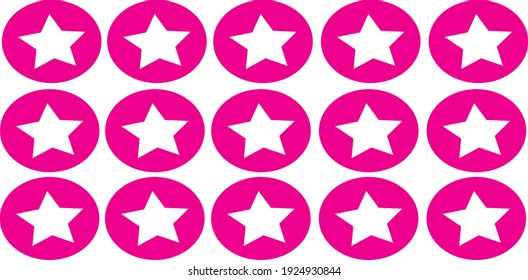 Abstrack Background With Stylish Star. Pink Color. Design For Decor, Print, Wallpaper, Etc