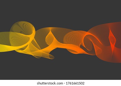 abstrack background with wave style