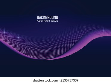 abstrack background with wave style