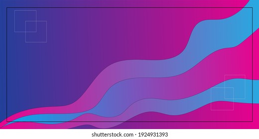 Abstrack Bcakground With Stylish Wave Liquid. Pink Color. Design for wallpaper, decor, print, etc