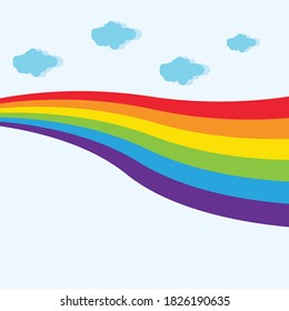  Abstrack beauty  Rainbow  Background  vector illustration design