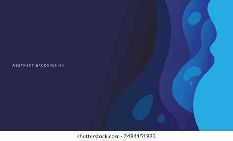 abstrack blue vector background design
