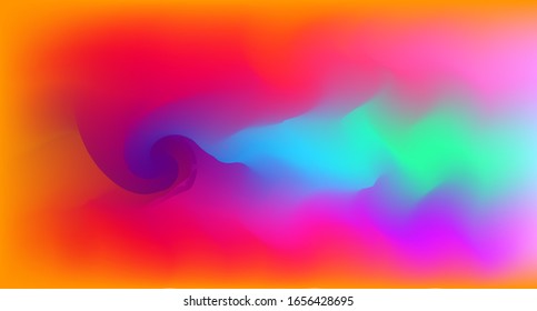 Abstrack Color Blurred Holographic Background