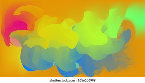 Abstrack colour Blurred Holographic Background