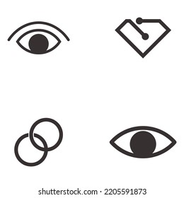 abstrack geometic shapes logo vector illustrations design icon logo template