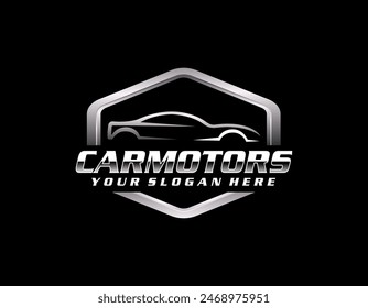 Abstrack Gradient car service logo template