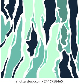 Abstrack green dynamic pattern painting randomly concept