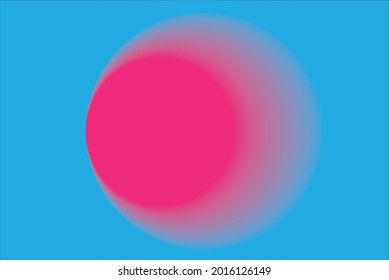 Abstrack illustration with blue backround and pink as the gradient