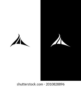 concepto de diseño del logotipo de seguros abstrack